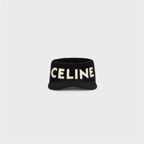 celine triomphe cap|Celine visor.